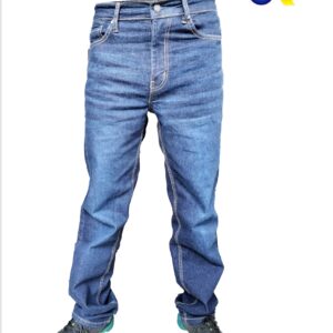 Wholesale Summer Thin Men's Biker Jeans Straight Slim Fit Stretch Denim Business Casual Lightweight Trousers for Young Men